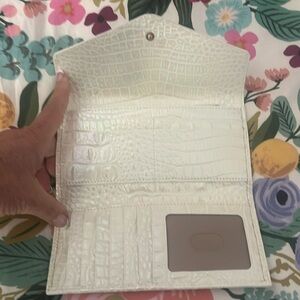 Brahmin ivory wallet. New